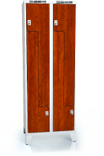 Kleiderschränke mit doppelwandige Tür in Z ALDERA mit Füße 1920 x 700 x 500